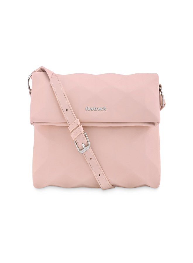 Fastrack Diamond-Dynamic Sling Bag | Faux-Leather Women's Handbags| Ladies Purse Handbag | Sling Bag for Casual Carry - Image 1